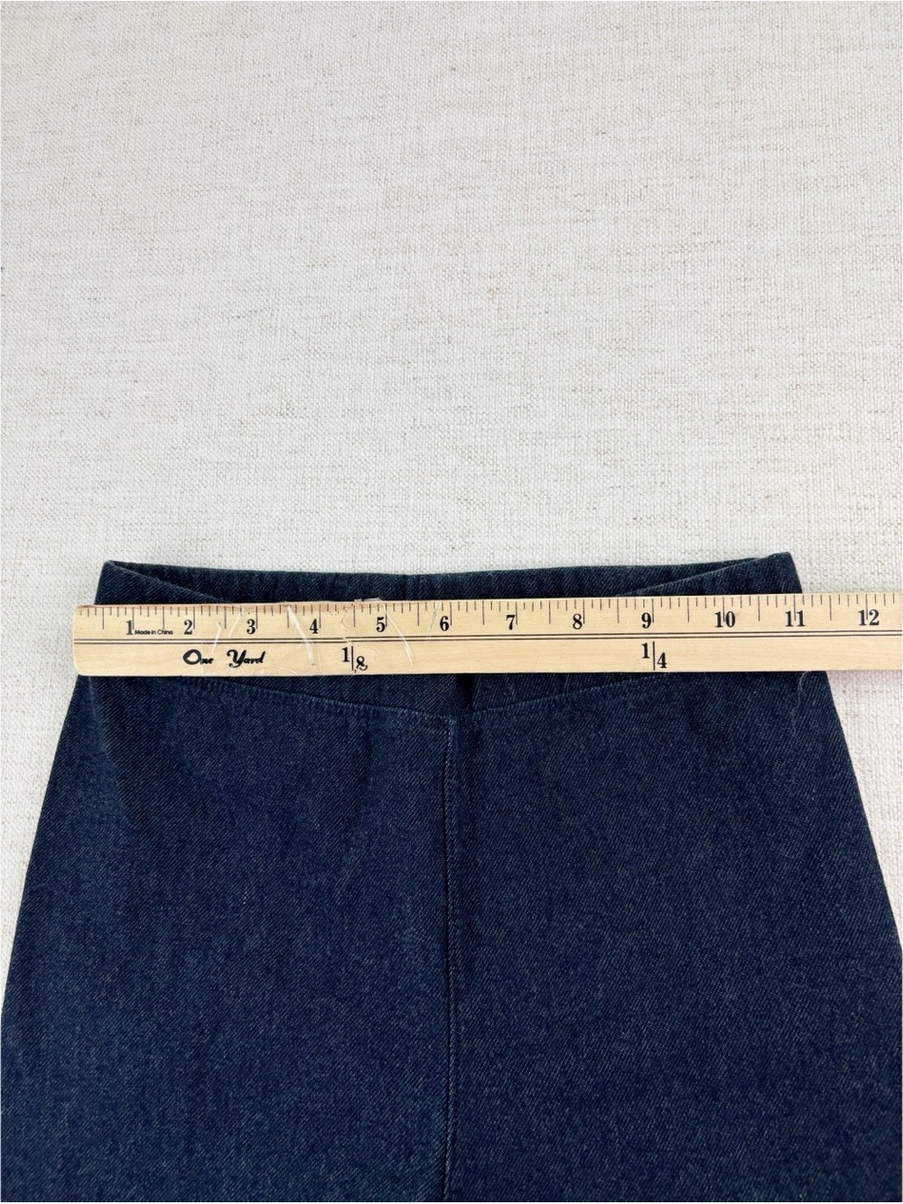 Crewcuts NWT girl's size 12 everyday leggings in dark denim - Picture 3 of 7